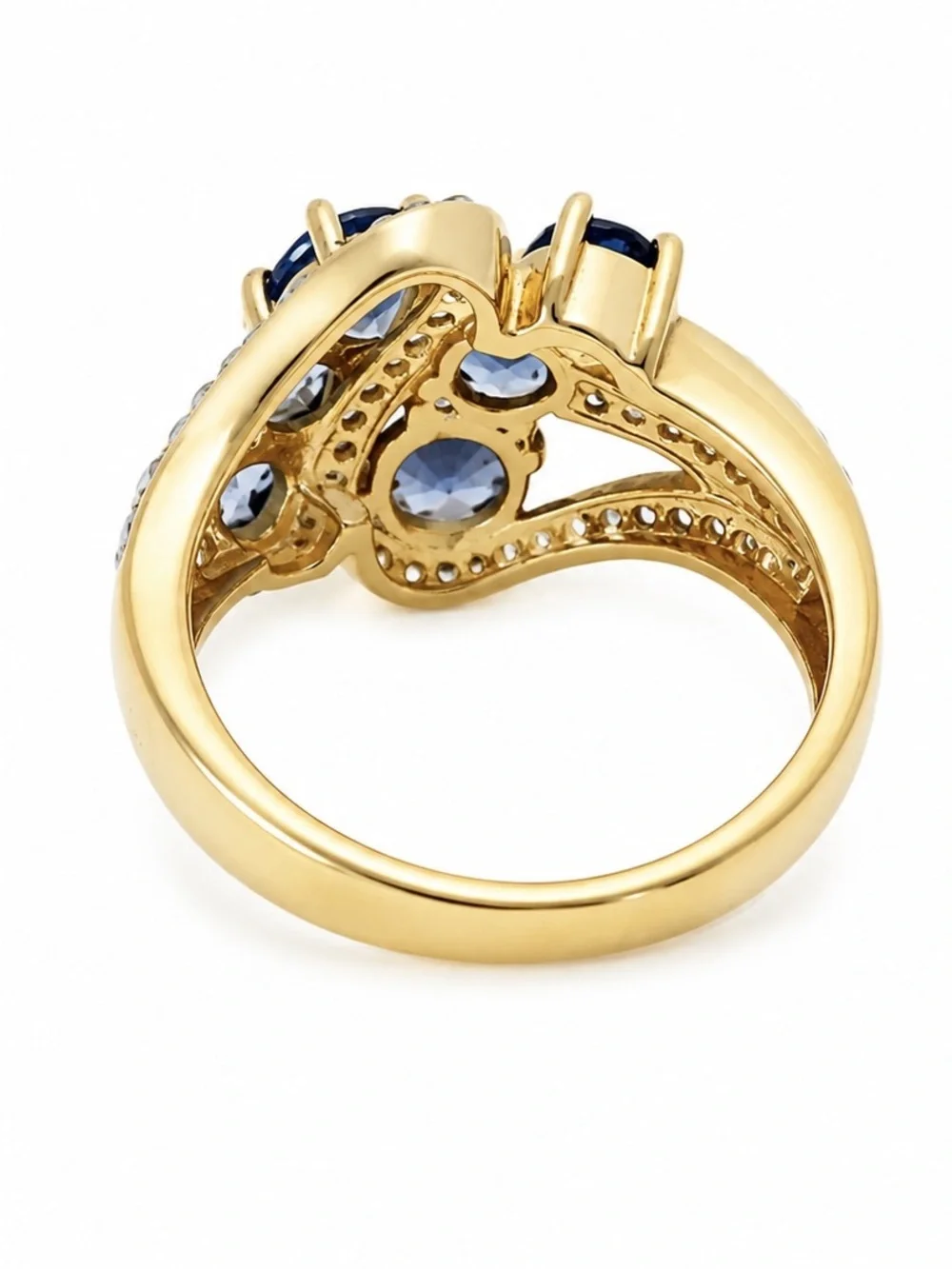 MACY’S • Blue Tanzanite Crystal September Birthstone Ring